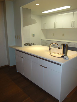 壁を撤去し開放的なキッチンに 壁を撤去し開放的なキッチンに